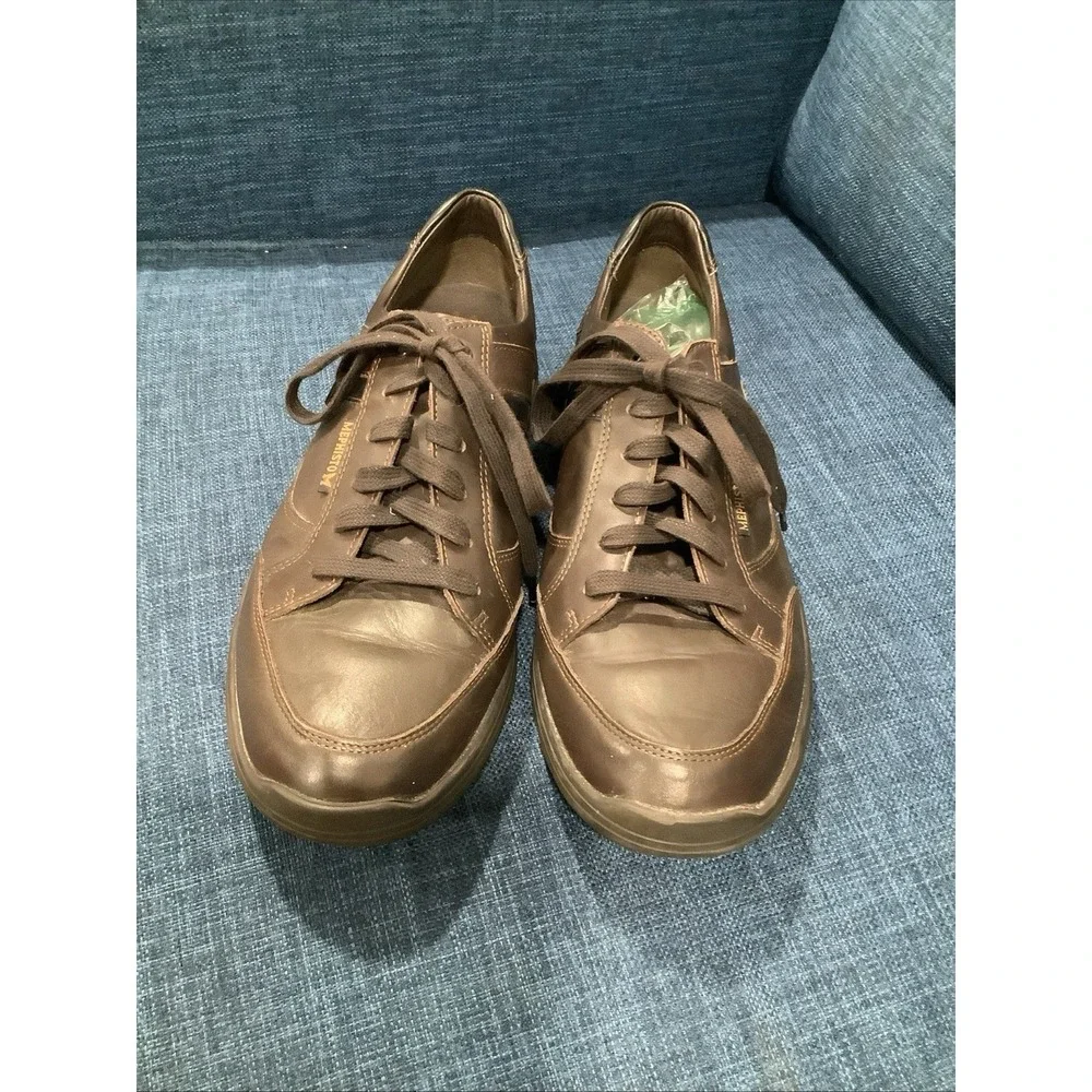 Mephisto Match Brown Men's Walking Shoes Comfort Leather Lace Up Size 9.5